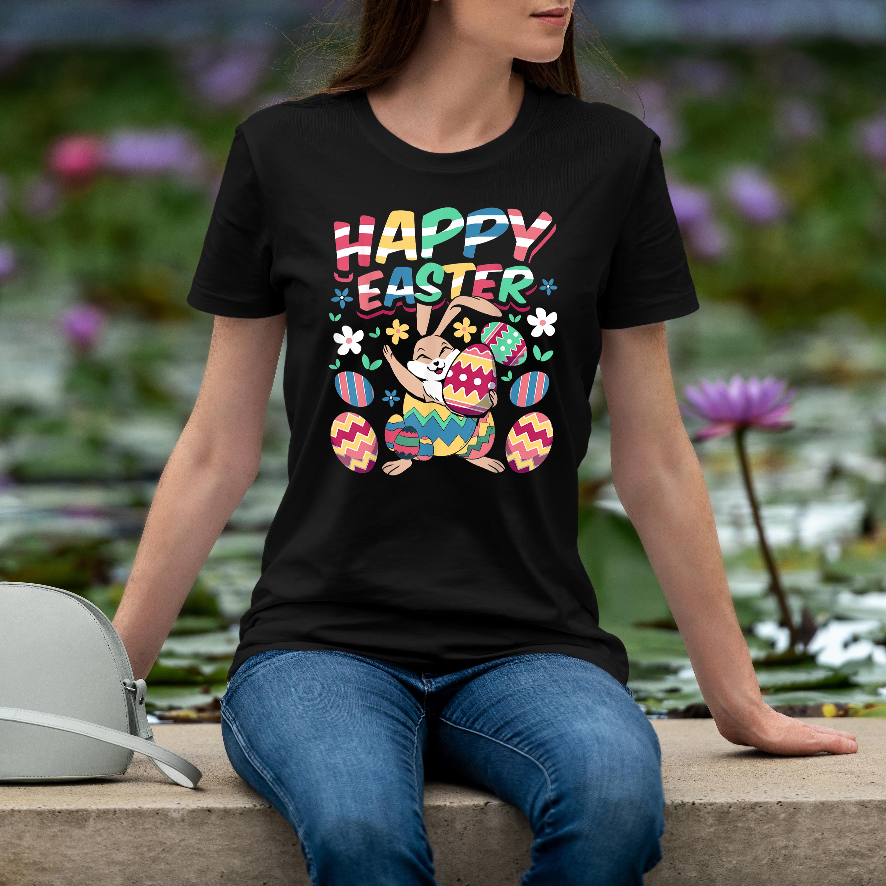 Happy Easter Bunny Hunt Eggs Rabbit Easter Day Outfit Shirt 